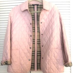 Pretty blush pink Burberry jacket